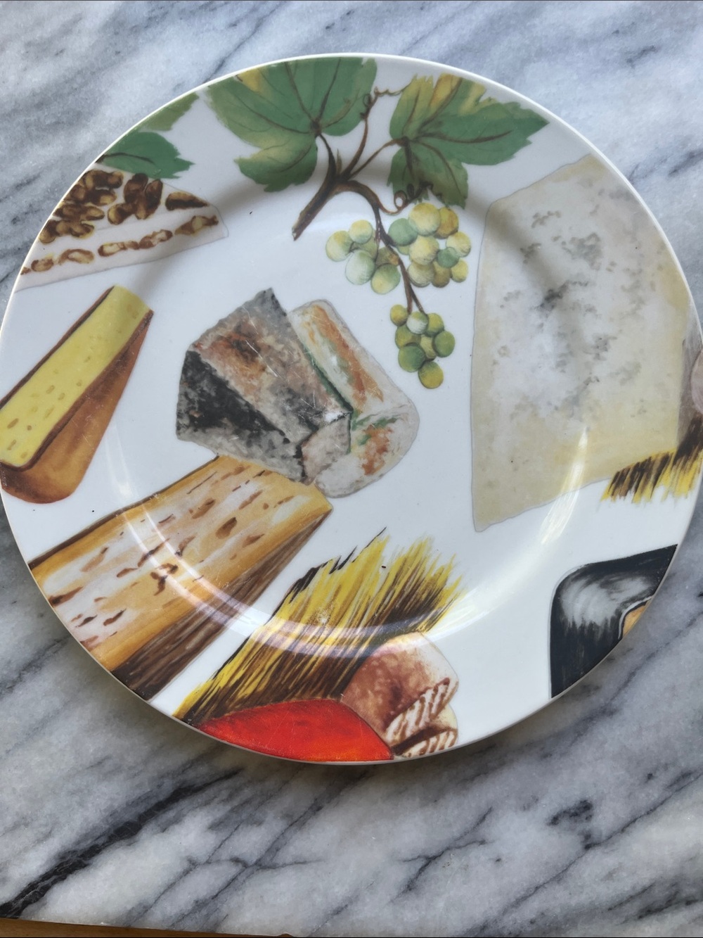 BIA Set of 5 Cordon Bleu Fromage Cheese Plates 8" Charcuterie Dessert Vintage - Picture 6 of 7
